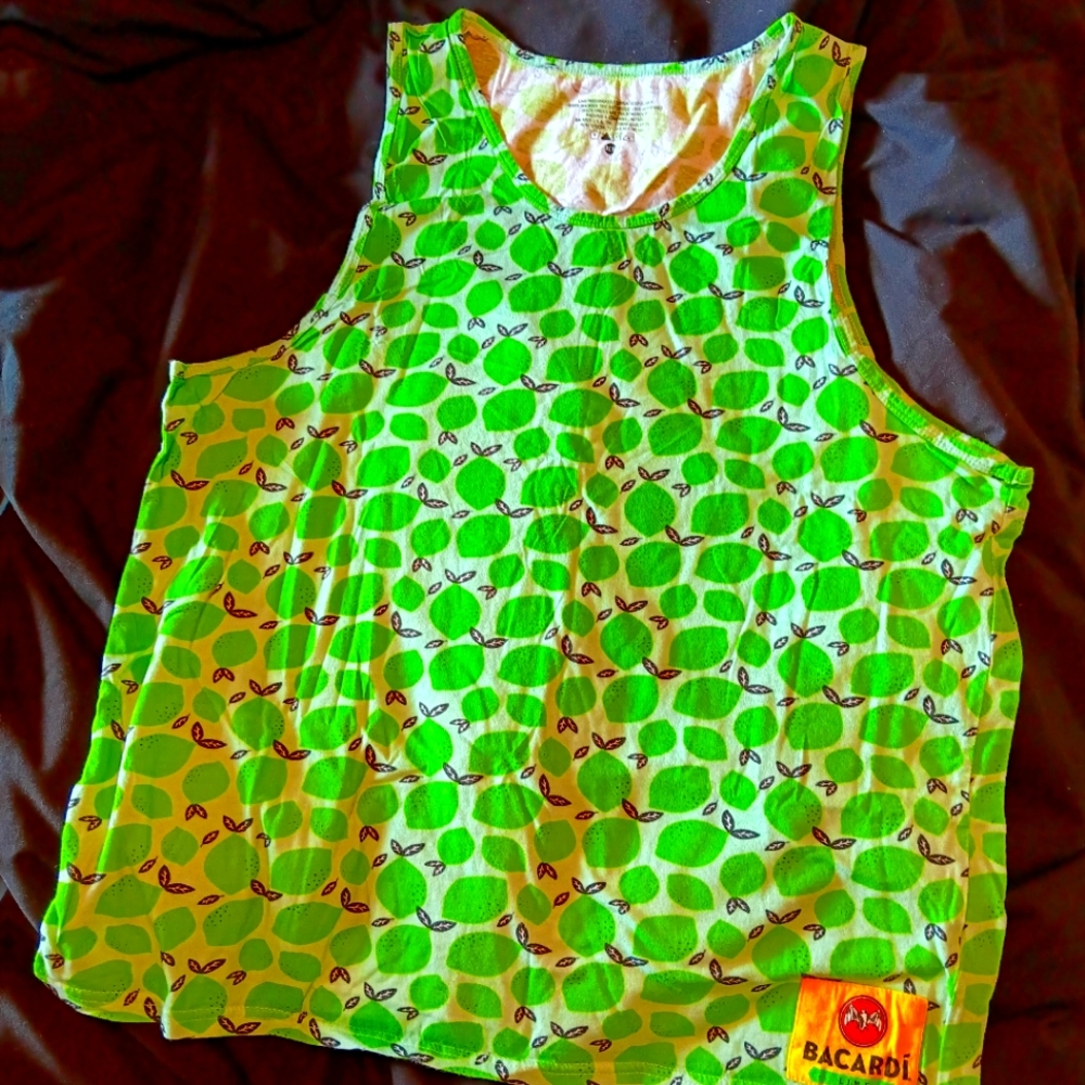 Woman's xl Bacardi Lime tank top